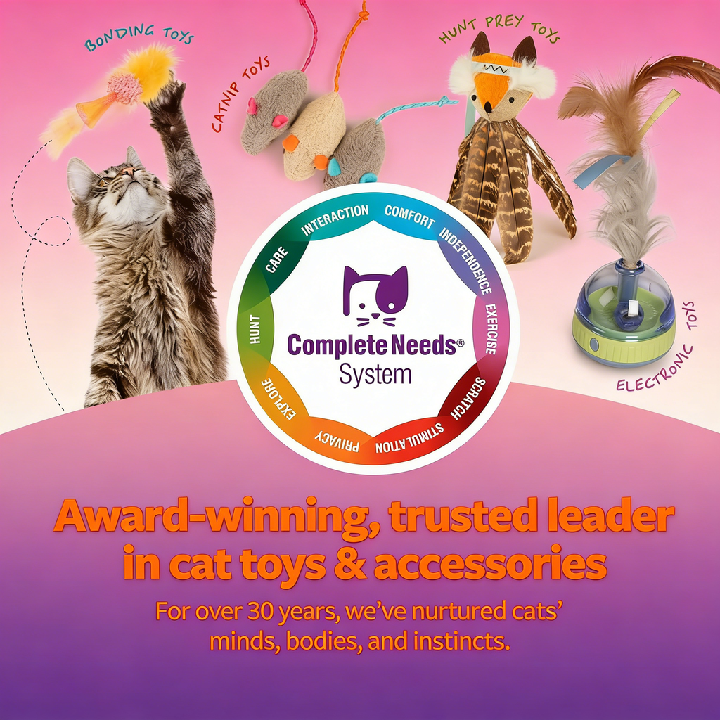 Chickadee Chirp Electronic Sound Cat Toy, Contains Catnip, Battery Powered - Light Brown, One Size