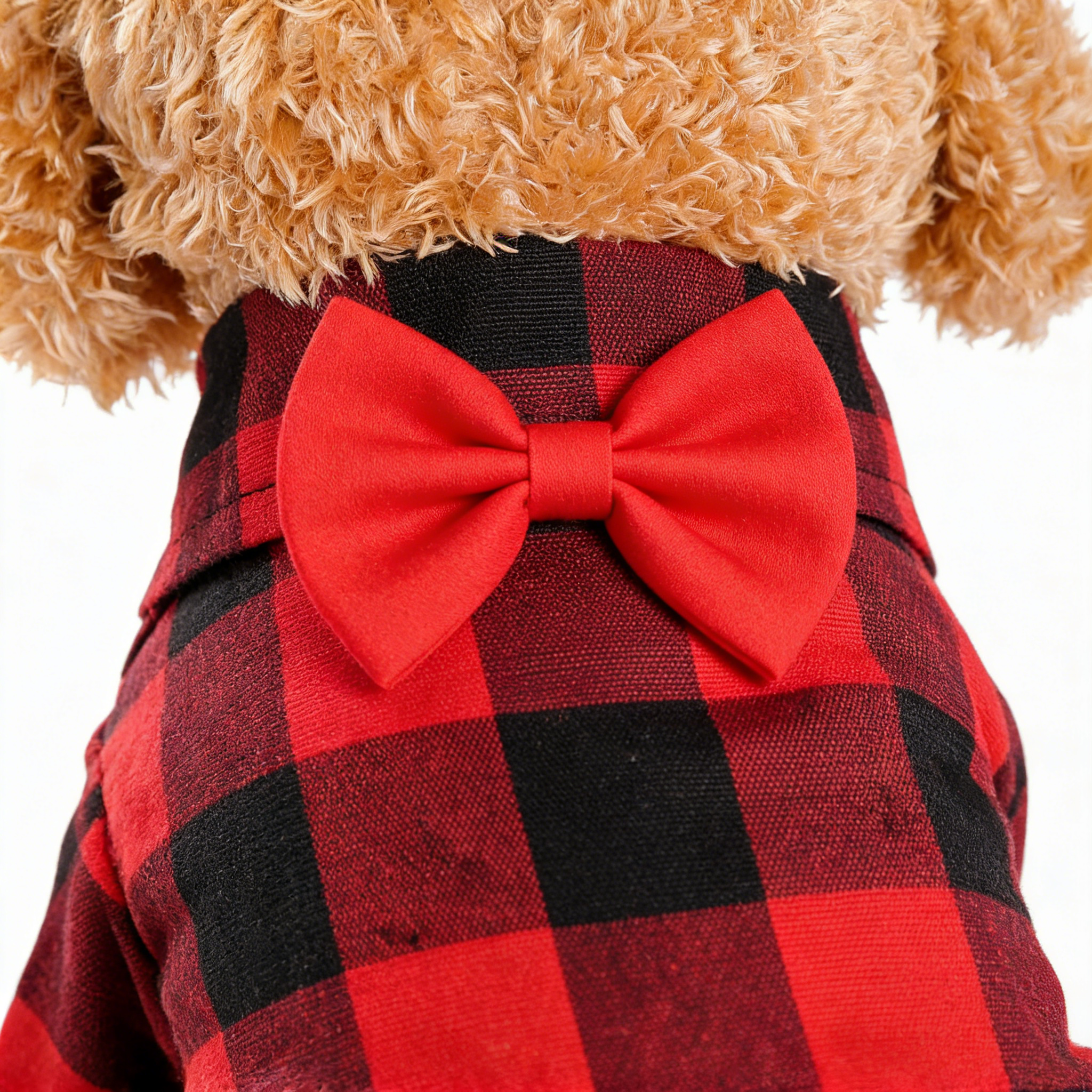 Tongcloud 3 Pack Plaid Puppy Cat Shirt - Cute Dog & Cat Shirts for Medium Dogs & Cats - Birthday Party & Holiday Photo